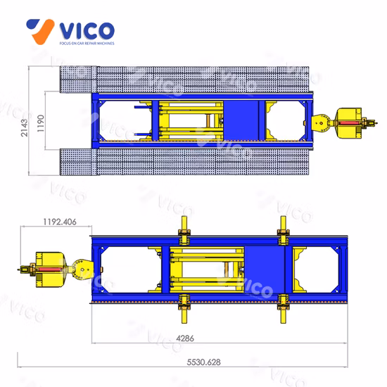 Autobank, Auto-Chassis-Reparatursystem, Richtliner, europäisch, CE Vf8000
