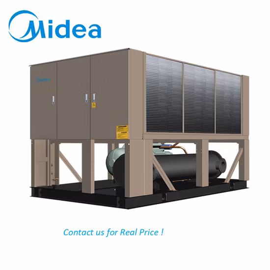 Midea-Kühlsystem, luftgekühlter Schrauben-Industriewasserkühler, Preis